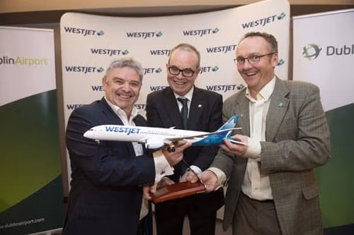 WESTJET LAUNCHES NEW DUBLIN-CALGARY SERVICE