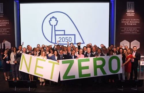 EUROPE’S AIRPORTS COMMIT TO ZERO CO2 EMISSIONS BY 2050