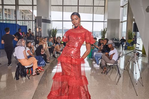 LAX STAGES ITS OWN FASHION SHOW IN TOM BRADLEY INTERNATIONAL TERMINAL