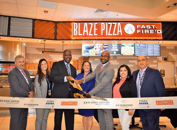 POPULAR PIZZA OUTLET OPENS AT JOHN WAYNE AIRPORT