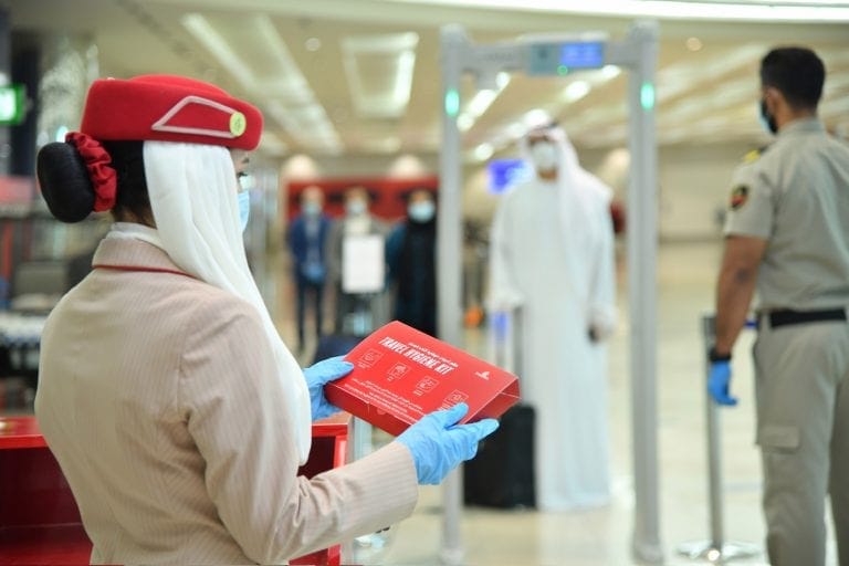Emirates unveils new hygiene kit as flights resume to 9 destinations