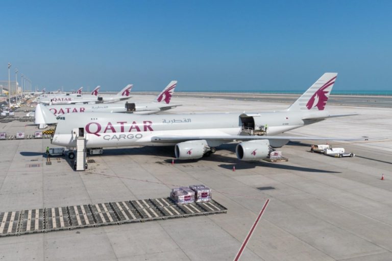 CARGO VOLUMES UP IN QATAR AS HAMAD PLANS FOR THE FUTURE