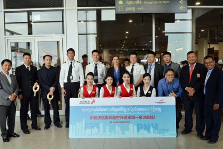 SHENZHEN AIRLINES BECOMES SEVENTH CHINESE AIRLINE TO SERVE PHNOM PENH