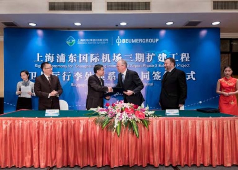 BEUMER WINS NEW SHANGHAI PUDONG BAGGAGE HANDLING CONTRACT