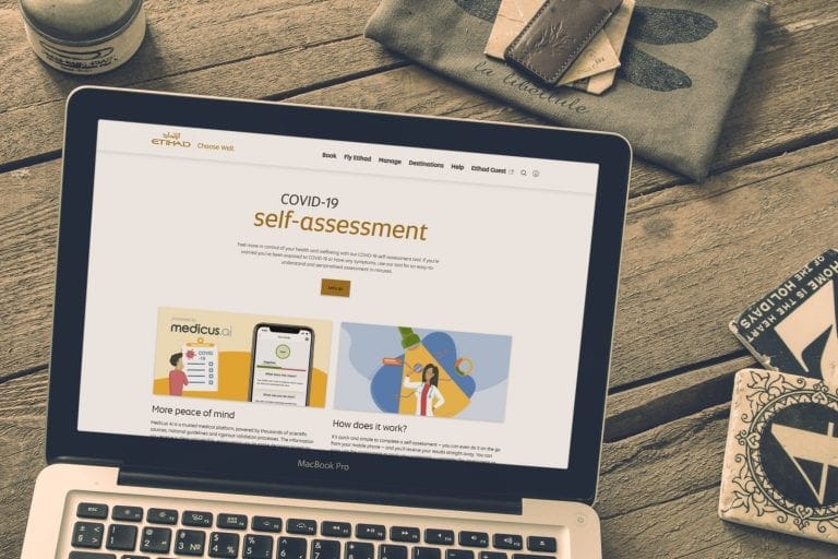 New COVID-19 risk management tool introduced by Etihad