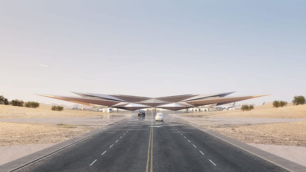 New desert mirage inspired airport set to open in Saudi Arabia