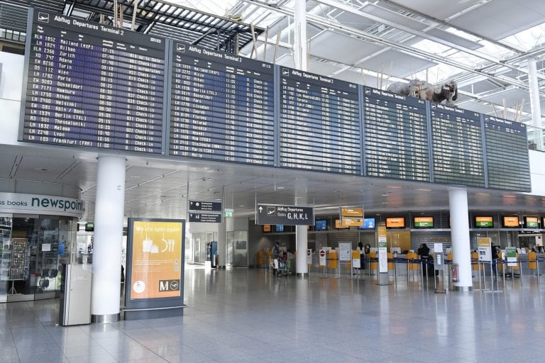 Traffic slowly beginning to rise at Munich Airport