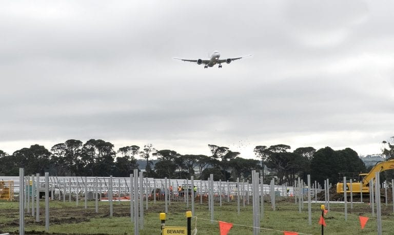 New solar power plant being built at Melbourne Airport