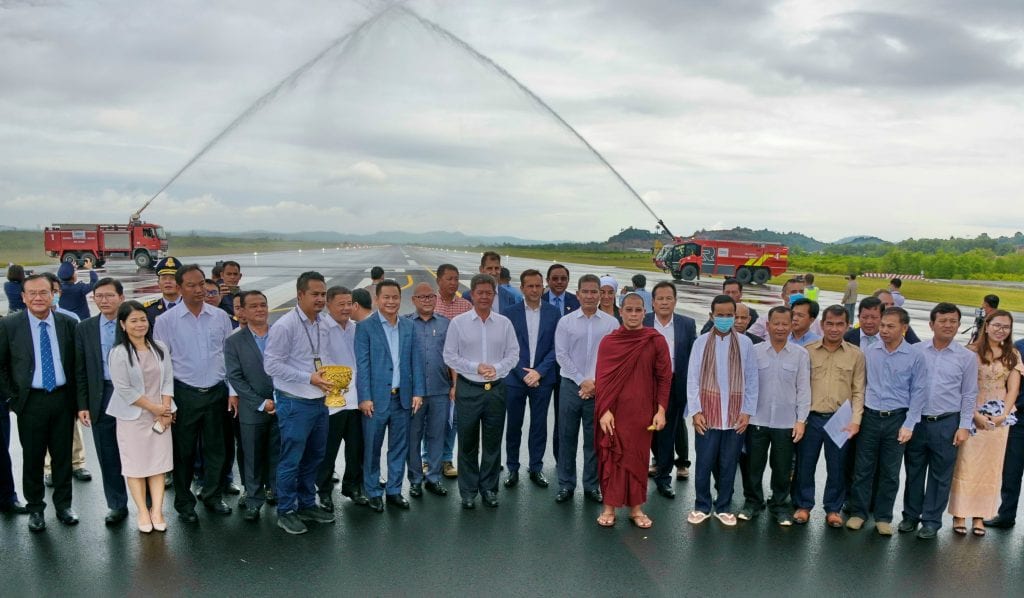 Sihanouk celebrates completion of runway extension and airfield upgrade