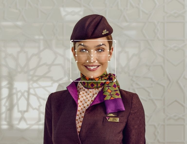 Etihad trialling facial biometric check-in for cabin crew