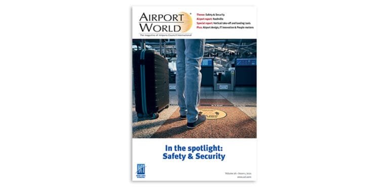 AIRPORT WORLD 2021, ISSUE 01 cover