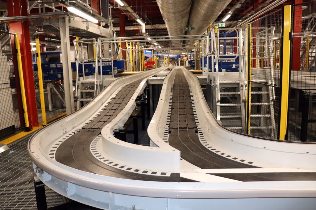New baggage handling system ready to go at London Stansted