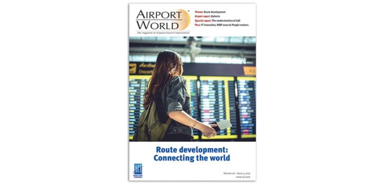 AIRPORT WORLD 2021, ISSUE 03 cover