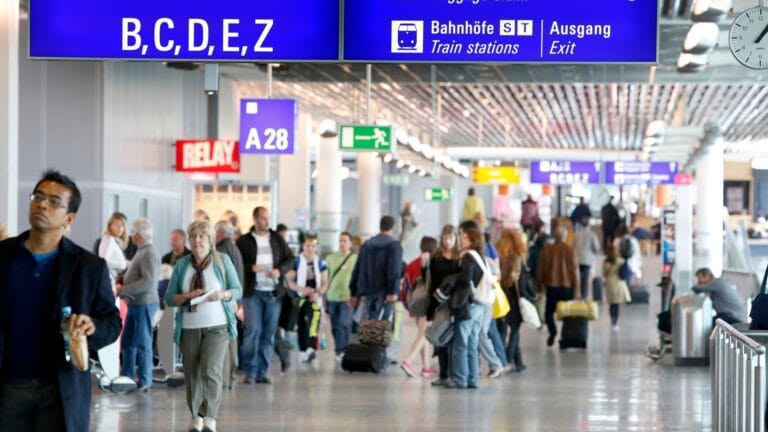 Passenger numbers on the rise at Frankfurt Airport