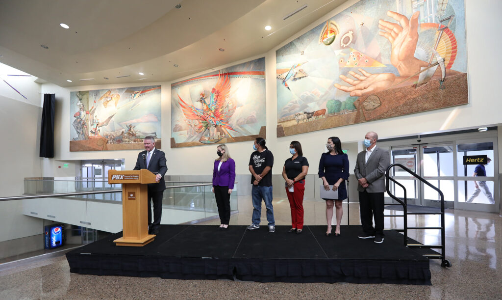 Historic mural finds new home at Phoenix Sky Harbor