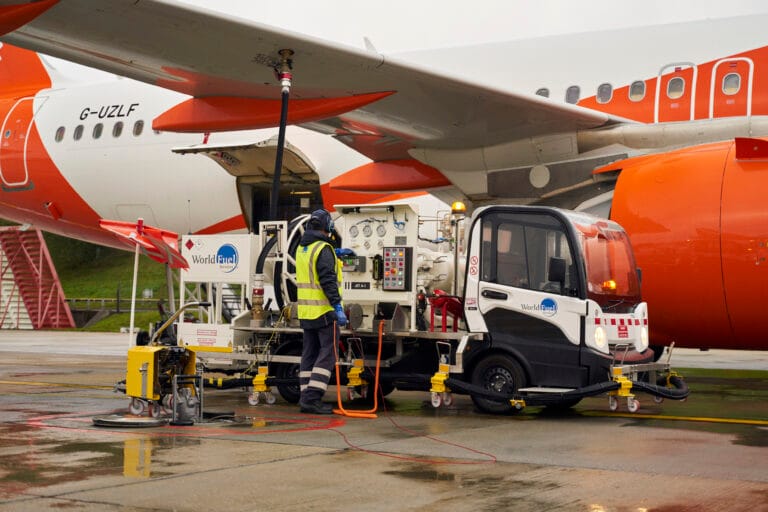 First flight powered by sustainable aviation fuel departs from Gatwick