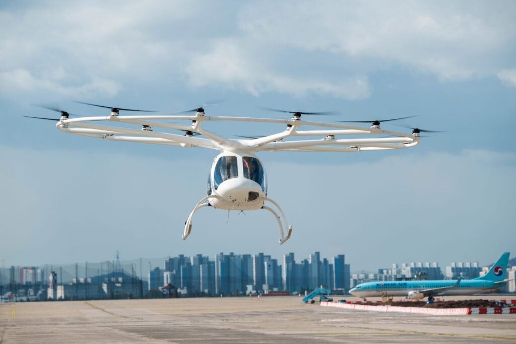 eVTOL test flight at Seoul’s Gimpo International Airport