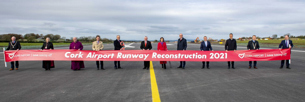 Cork Airport officially opens reconstructed main runway