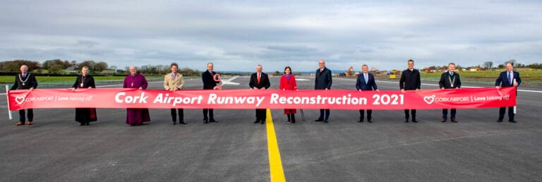Cork Airport officially opens reconstructed main runway