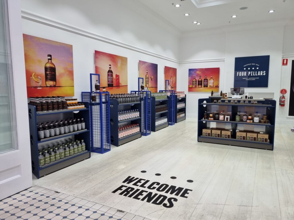 Melbourne Airport unveils new pop-up gin shop