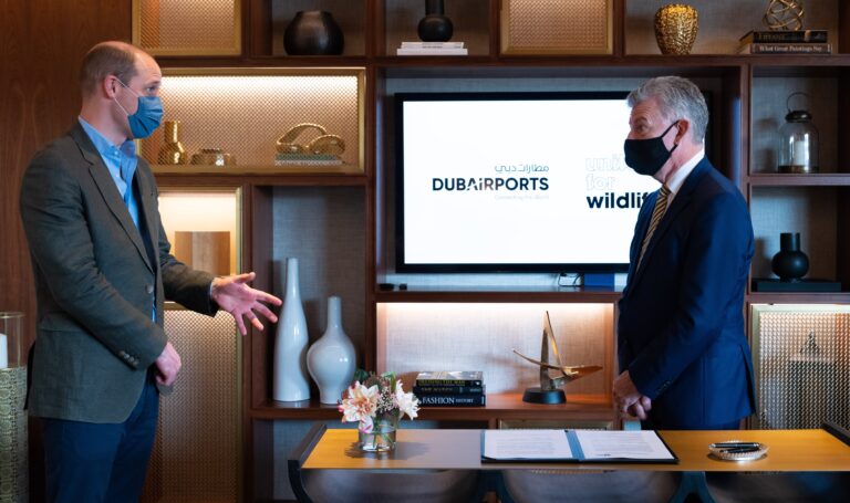 Dubai Airports joins Prince William’s taskforce to stop wildlife trafficking