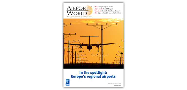 AIRPORT WORLD 2022, ISSUE 01 cover