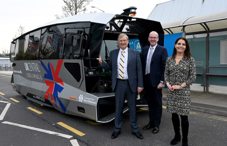 Driverless shuttles being trialled at Birmingham Airport