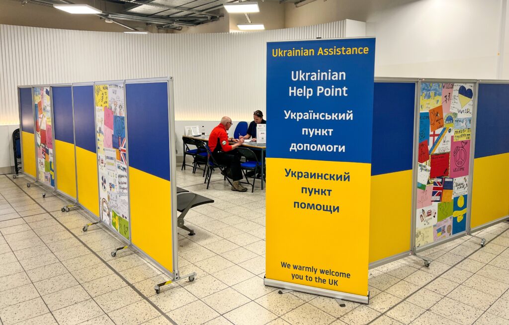 London Luton opens humanitarian hub for Ukrainian refugees