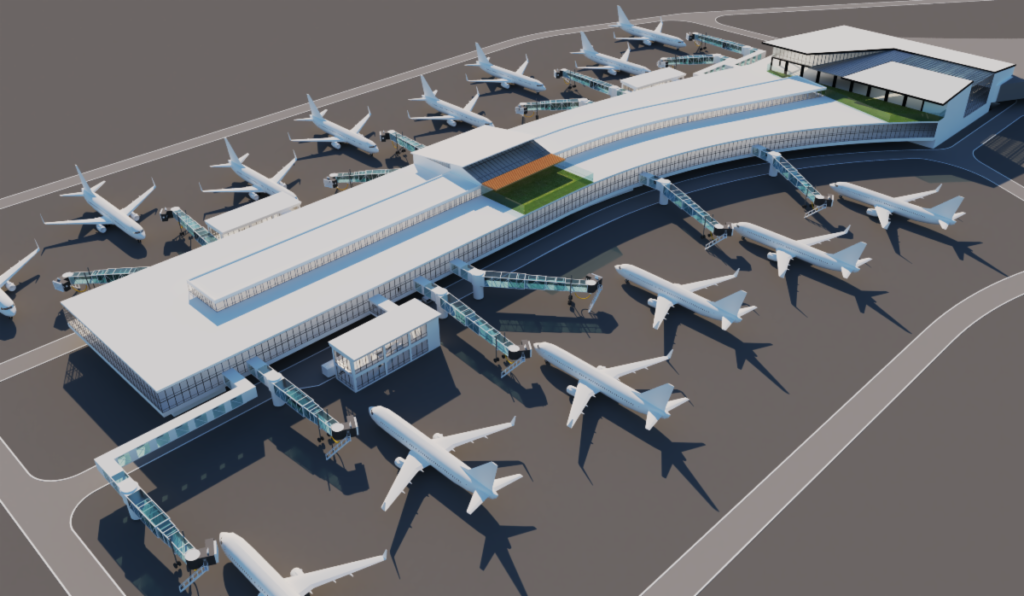 Plans unveiled for new 14-gate concourse at Washington Dulles