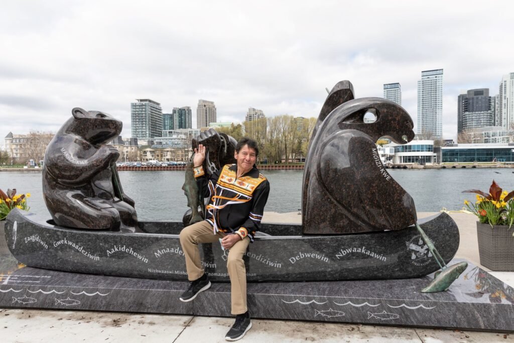 New sculpture honours Toronto’s indigenous people