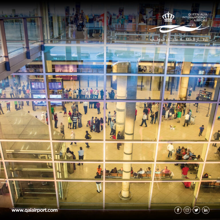 Traffic continues to rise at Amman’s Queen Alia International Airport