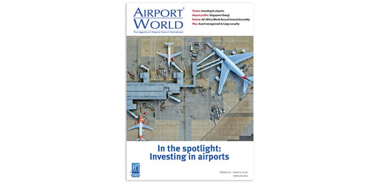 AIRPORT WORLD 2022, ISSUE 06 cover