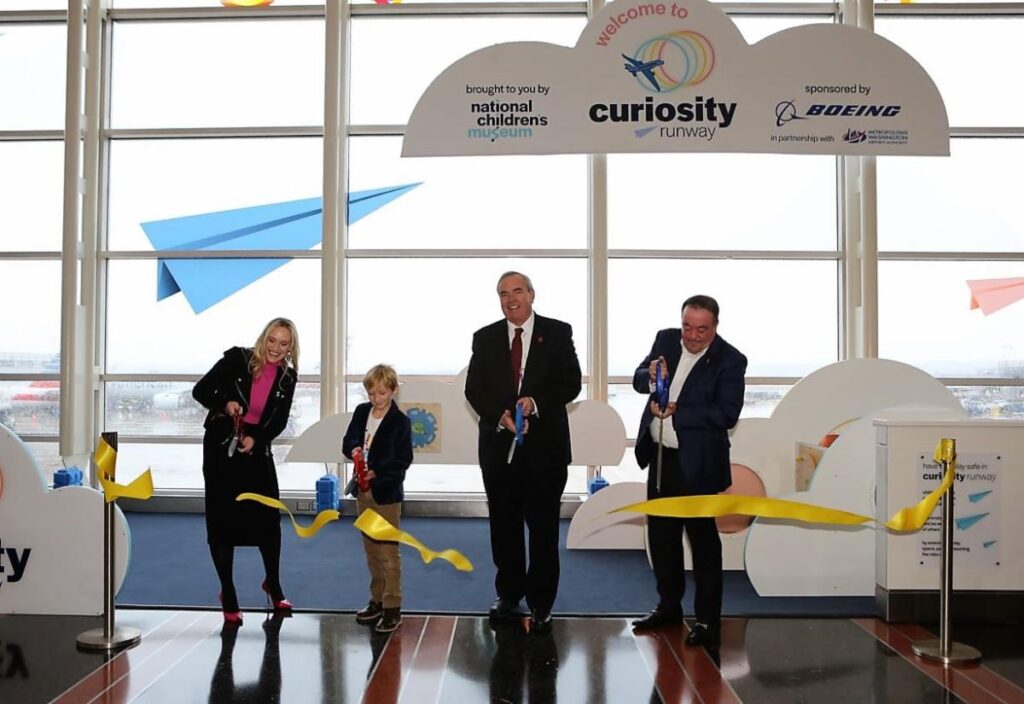 New play area for kids opens at Washington Reagan National
