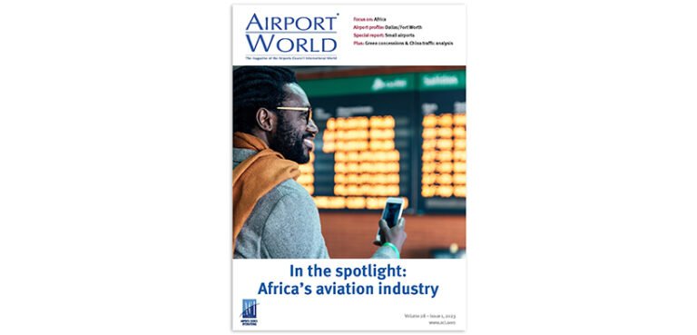 AIRPORT WORLD 2023, ISSUE 01 cover