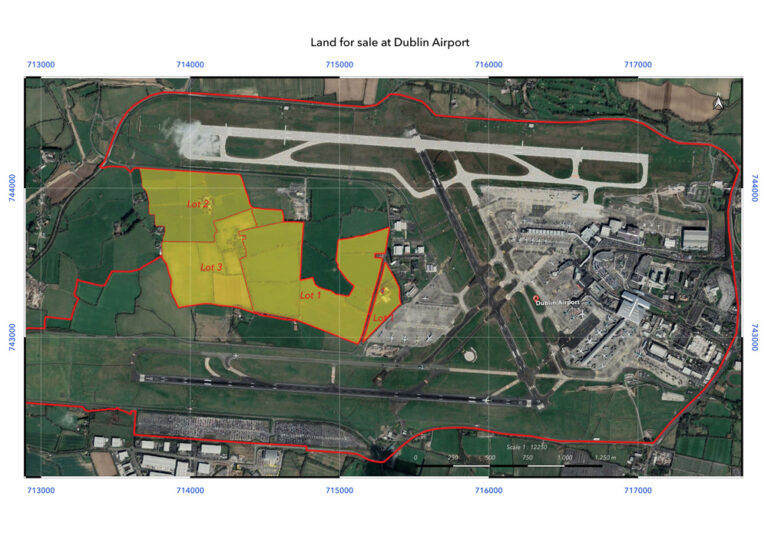 Over 260 acres of land next to Dublin Airport up for sale