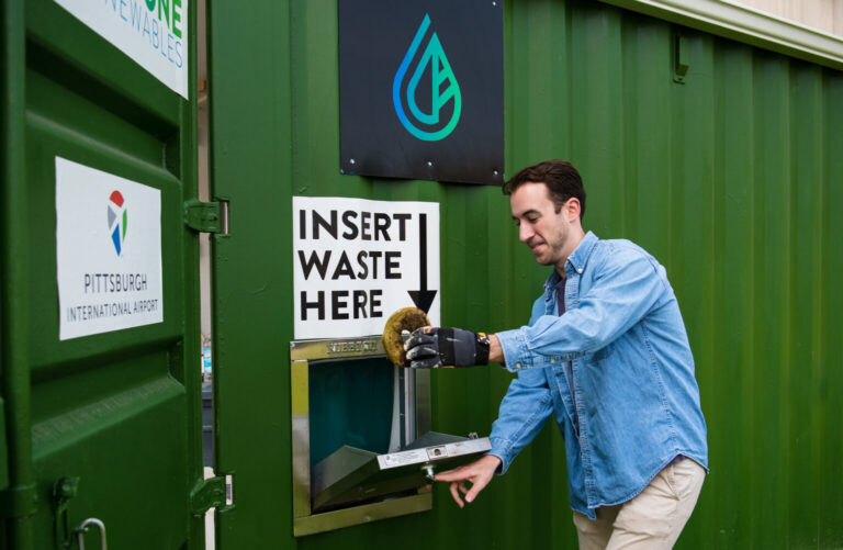 Turning food waste into fertiliser in Pittsburgh