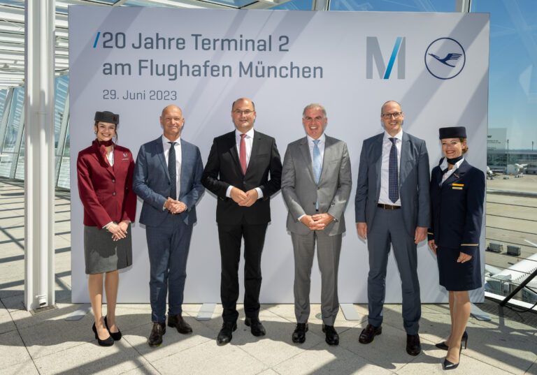 Munich Airport and Lufthansa celebrate 20th birthday of Terminal 2