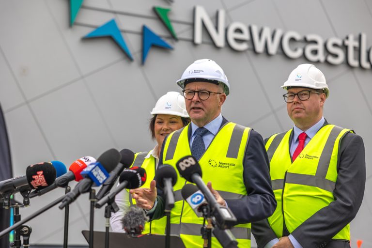 Milestone ceremony for Newcastle Airport’s Terminal Expansion Project