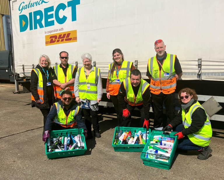 Gatwick donates toiletries sacrificed at security to local charity