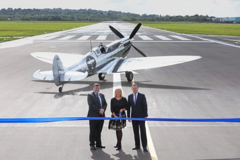 Southampton Airport’s runway extension officially opened