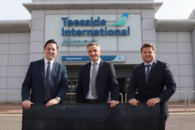 New solar array planned for Teeside International Airport