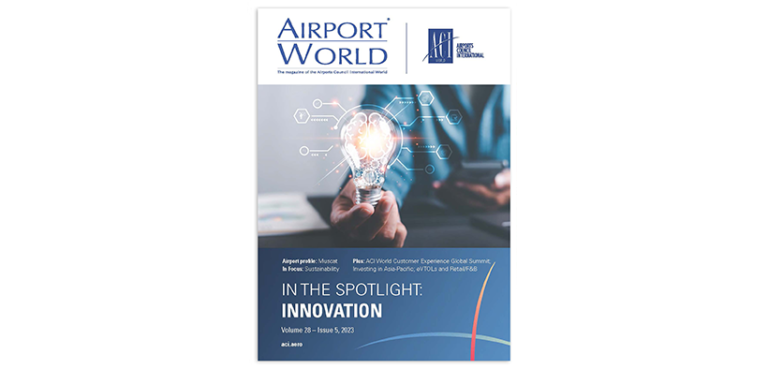 AIRPORT WORLD 2023, ISSUE 05 cover