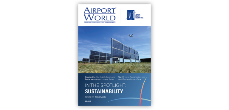 AIRPORT WORLD 2023, ISSUE 06 cover
