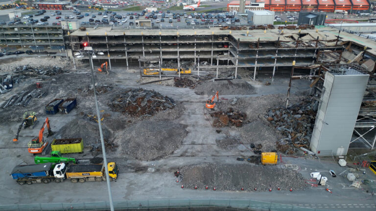 London Luton making headway on demolition of fire ravaged car park