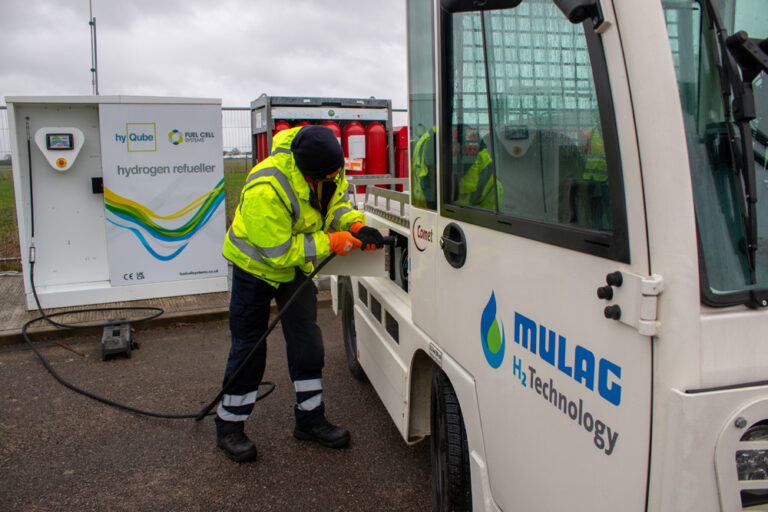 Hydrogen refuelling trial carried out at Bristol Airport