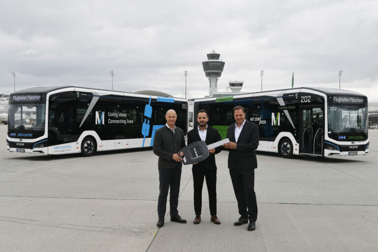 New fleet of electric buses in operation at Munich Airport