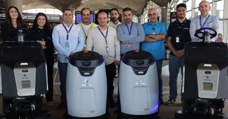 Robots at the ready at Queen Alia International Airport