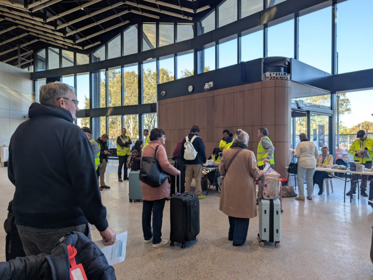 Mass passenger exercise held at Newcastle’s new terminal