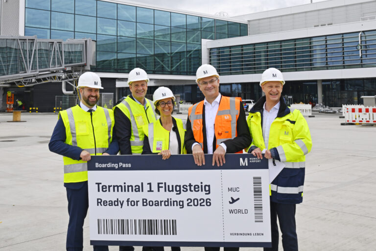 Munich’s expanded Terminal 1 pier to open in the first half of 2026