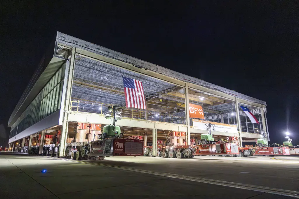 Module moves ensure DFW’s new Terminal F taking shape
